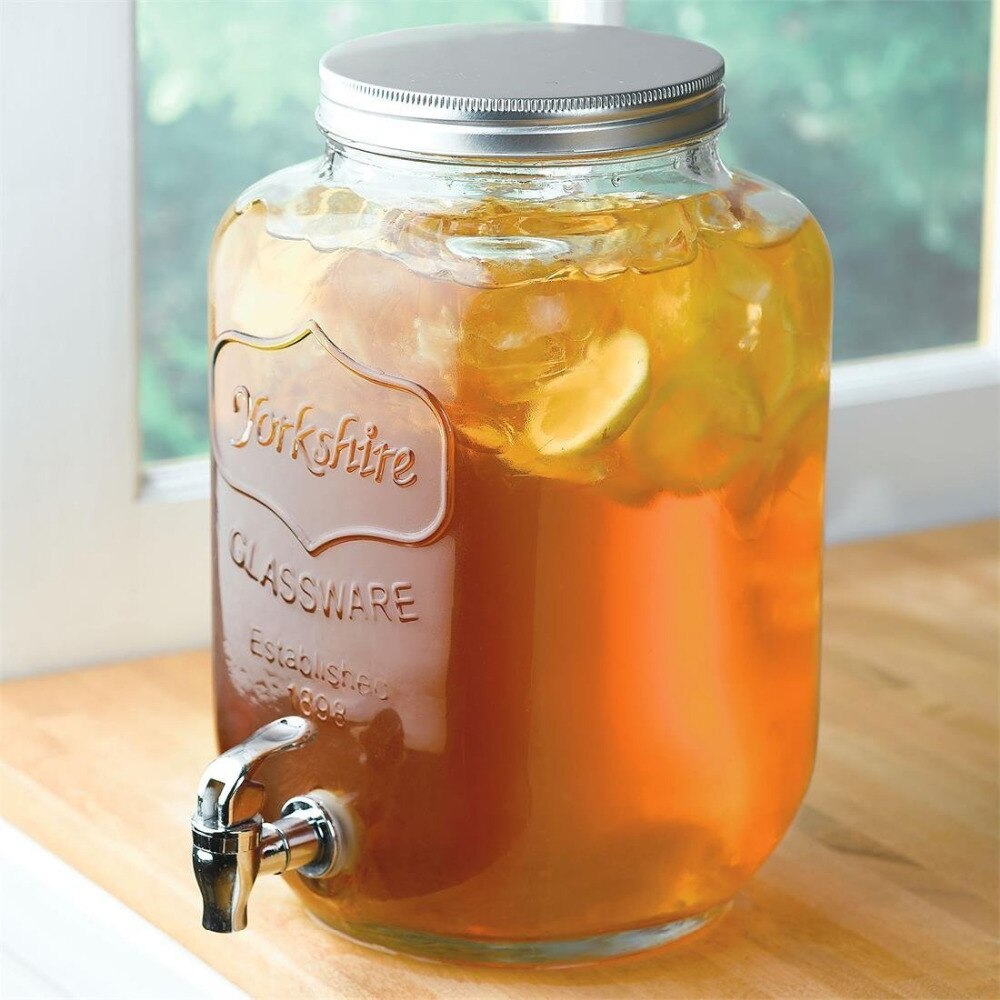 2 Gallon Mason Jar Beverage Dispenser