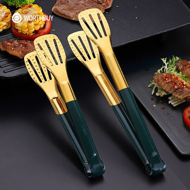 Stylish Stainless Steel Serving Tongs