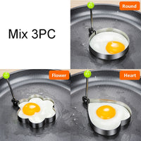 Stainless Steel 5 Style Egg Mold