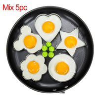 Stainless Steel 5 Style Egg Mold