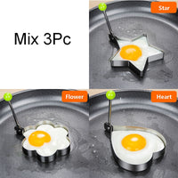 Stainless Steel 5 Style Egg Mold