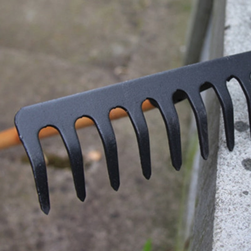 Garden Rake With Mini Handle