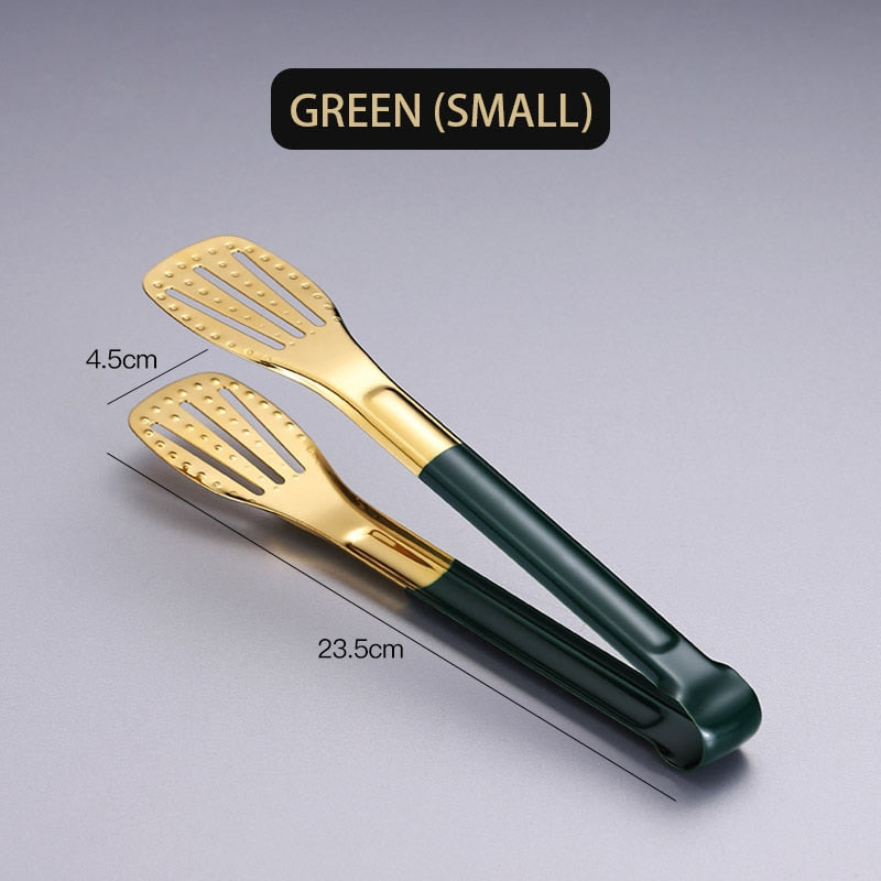 Stylish Stainless Steel Serving Tongs