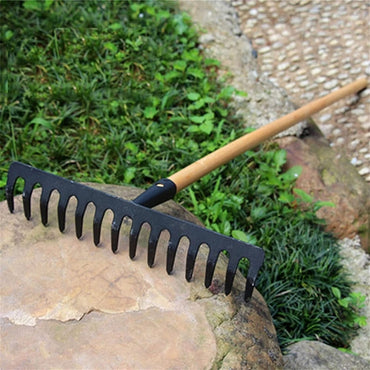 Garden Rake With Mini Handle