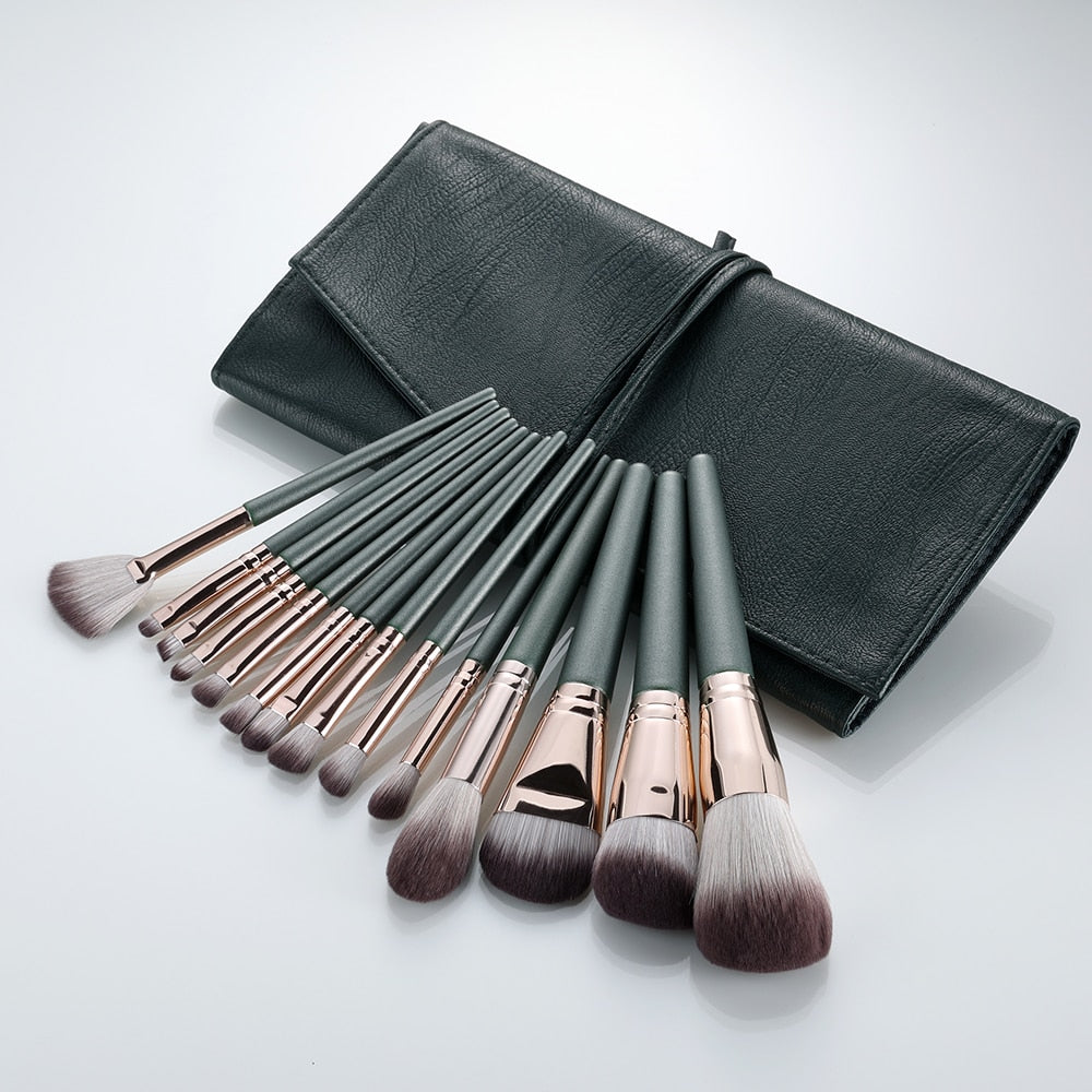 14pc Professional Makeup Brushes Set With Bag