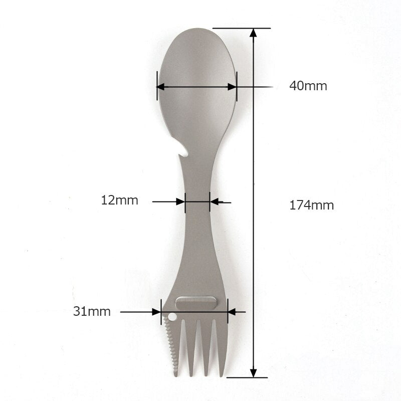 5 in 1 Multi-functional Stainless Steel Tableware