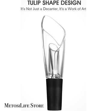 Tulip Shape Wine Decanter