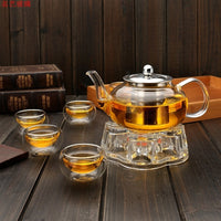 Heat Resistant Large Glass Teapot