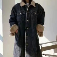 Padded Winter Warm Loose Denim Coat