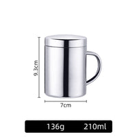 Luxury Double Wall Coffee Cup with Lid