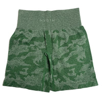 Camo Print Seamless Shorts