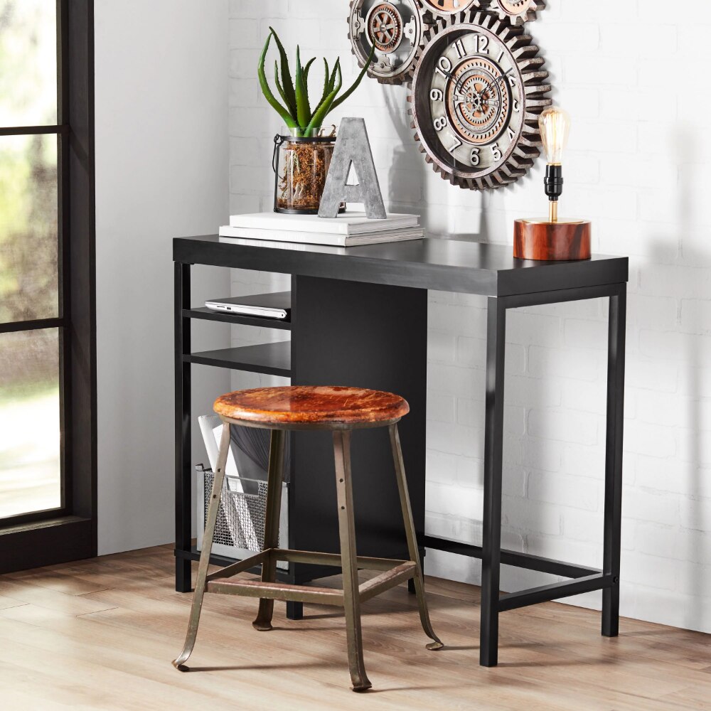 Walnut Cube Office Storage Desk