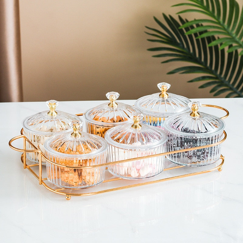 Transparent Dried Fruit Snack Dishes