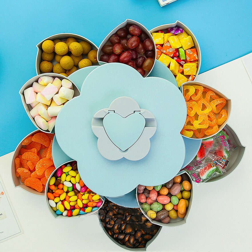 Flower Shape Snack Candy Tray