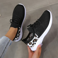 Women Leopard Print Sports Shoes