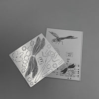 3D Metal Dragonfly Puzzle Kit