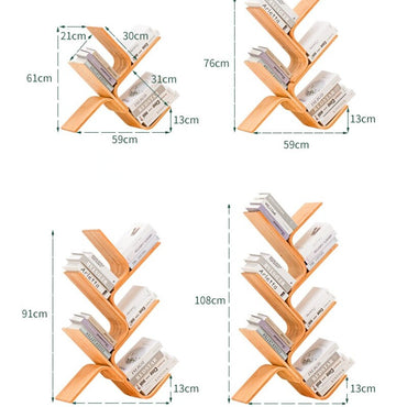 8 Tier Tree Bookshelf