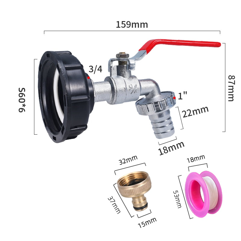 IBC Tank Tap Connecter