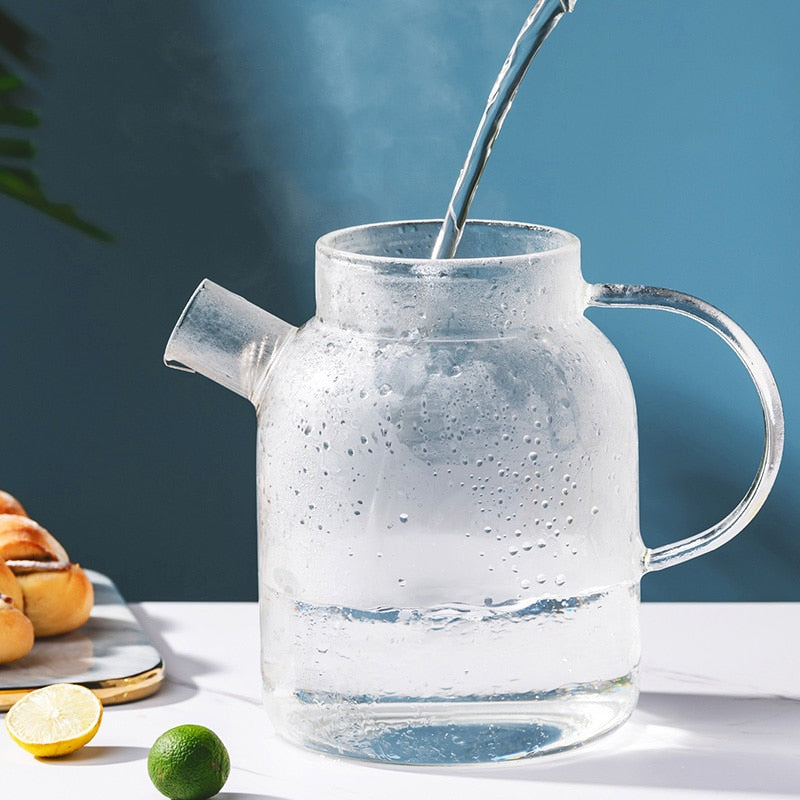 Transparent Heat-Resistant Large Glass Kettle