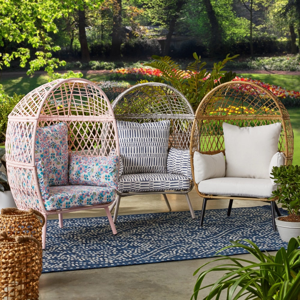 Wicker Egg Chair, Garden Furniture