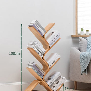 8 Tier Tree Bookshelf