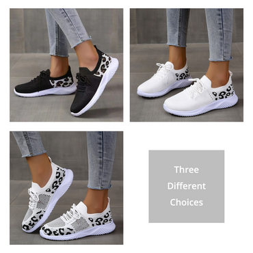 Women Leopard Print Sports Shoes