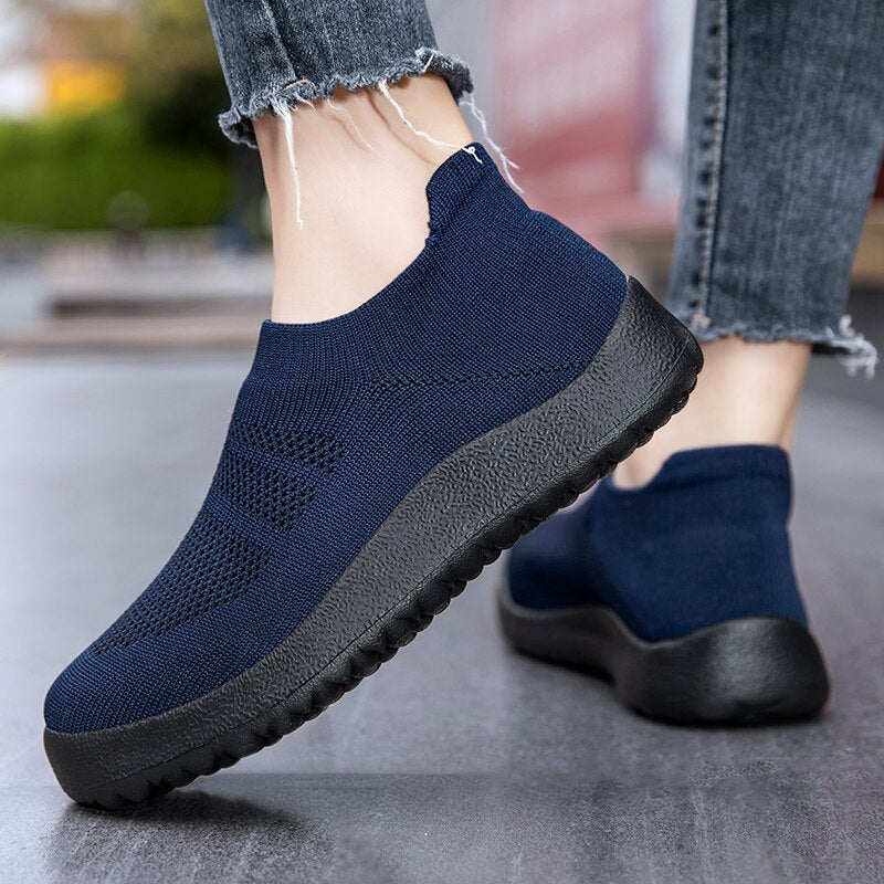 Ladies Air Mesh Slip On Shoes