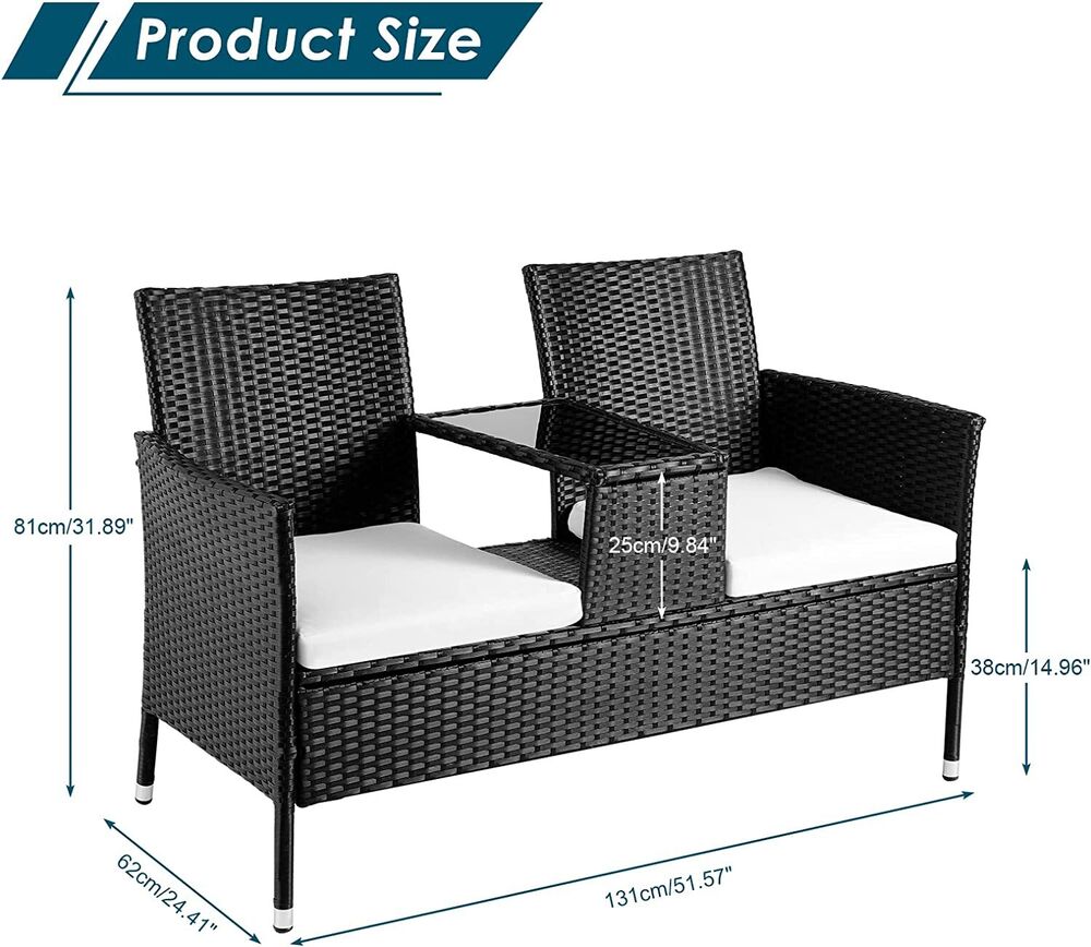 Rattan Patio Garden Furniture Set