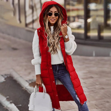 Elegant Sleeveless Winter Jacket