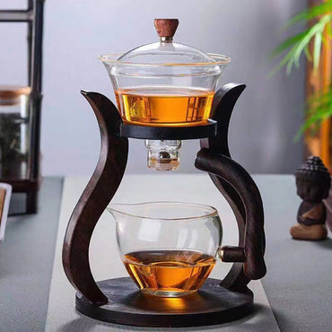 Heat-Resistant Magnetic Glass Tea Set