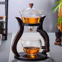 Heat-Resistant Magnetic Glass Tea Set