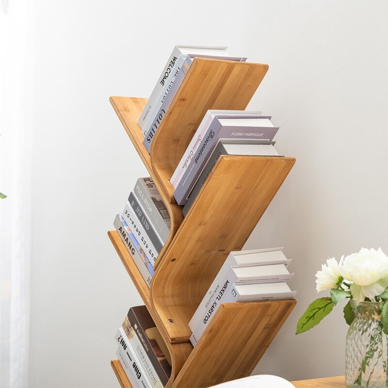 8 Tier Tree Bookshelf