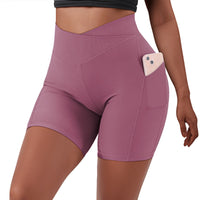 Crossover Workout Elastic Shorts