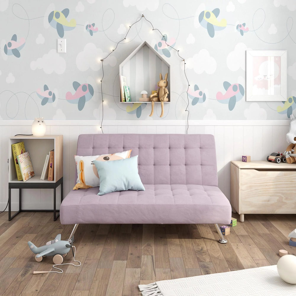 Comfortable Kids Lilac Sofa Furniture