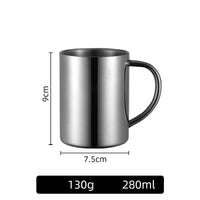 Luxury Double Wall Coffee Cup with Lid