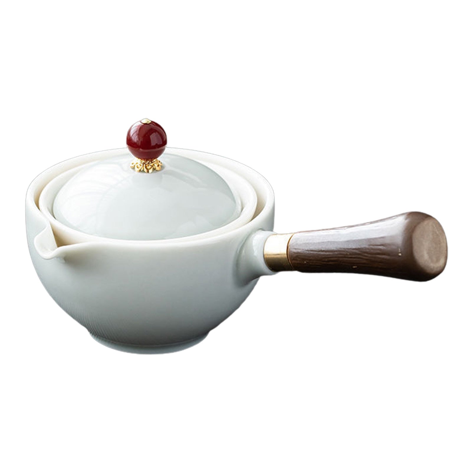 Elegant Ceramic Rotation Teapot