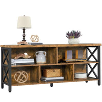 Rustic Brown Wood Living Room Furniture