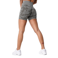 Camo Print Seamless Shorts