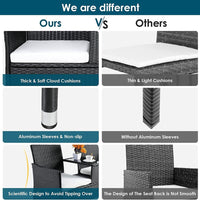 Rattan Patio Garden Furniture Set