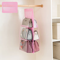 6 Pocket Hanging Handbag Organizer