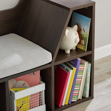 Kids Reading Nook and Storage Bookcase