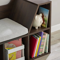 Kids Reading Nook and Storage Bookcase