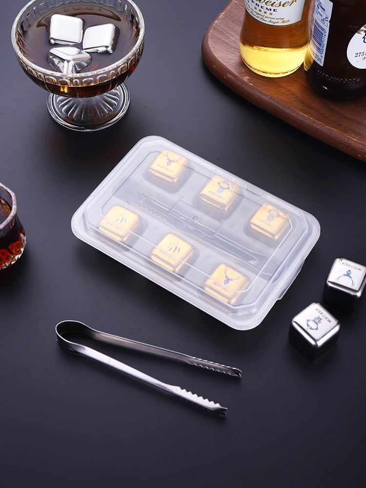 Reusable  Stainless Steel Ice Cubes