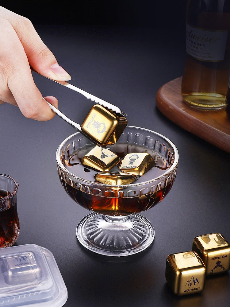 Reusable  Stainless Steel Ice Cubes