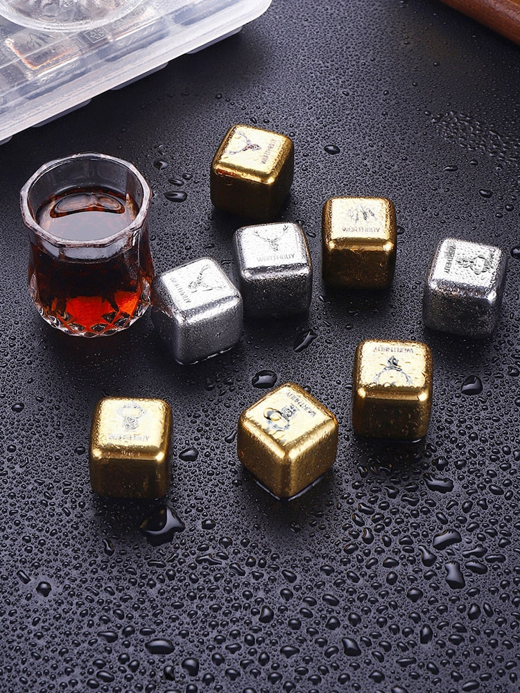 Reusable  Stainless Steel Ice Cubes