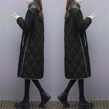 Winter Warm Long Turtleneck Parka Coat