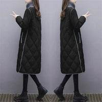Winter Warm Long Turtleneck Parka Coat