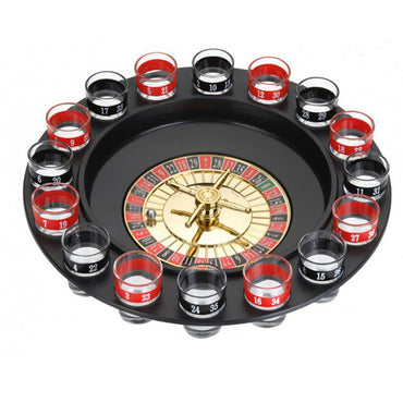 16 Shots Novelty Drinking Roulette Set