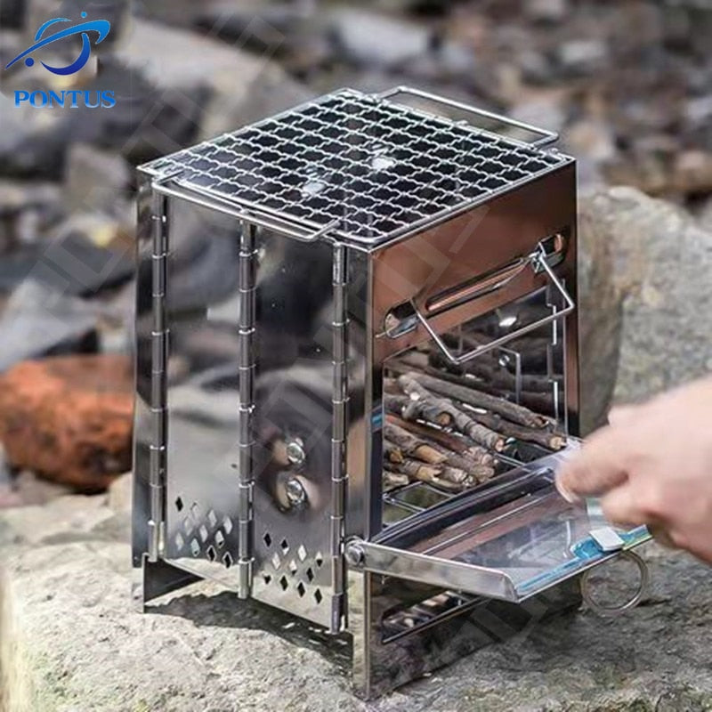 Stainless Steel Folding Camp Stove