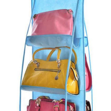 6 Pocket Hanging Handbag Organizer